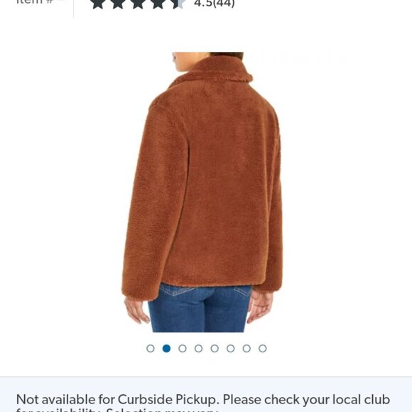 NWT Gap Sherpa Jacket in Argan Oil Brown. - Picture 2 of 7